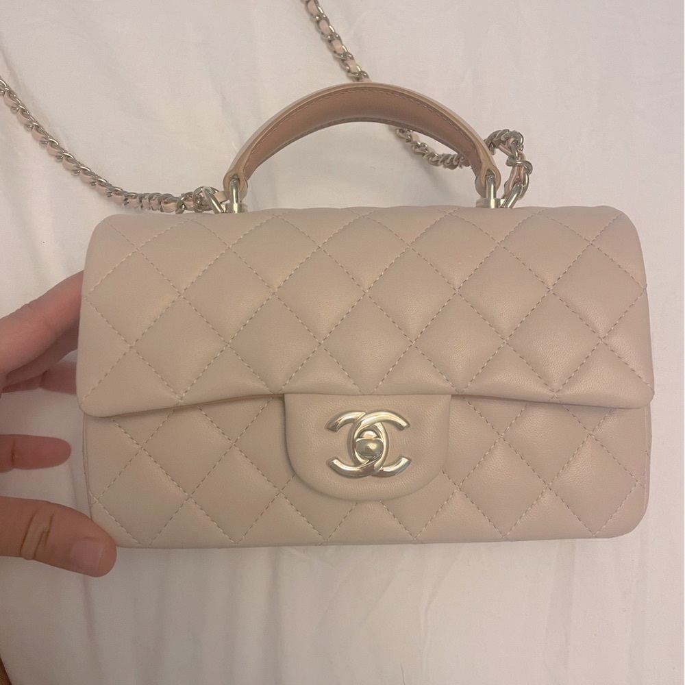 Chanel Mini Flap bicolor